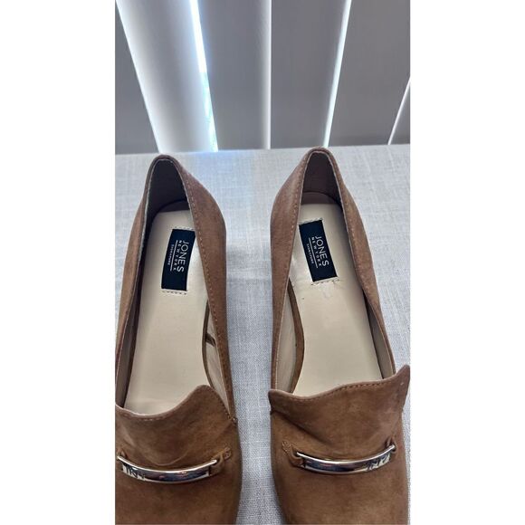 JONES Women's Signature Cypra Loafer Stacked Heel Sandals Brown Size 8.5M - Picture 3 of 13